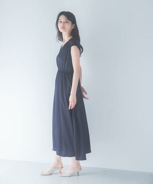URBAN RESEARCH ROSSO / アーバンリサーチ ロッソ ワンピース | 楊柳サテンウエストマークワンピース | 詳細18