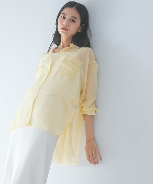 URBAN RESEARCH ROSSO / アーバンリサーチ ロッソ シャツ・ブラウス | シアースキッパーシャツ（イエロー）
