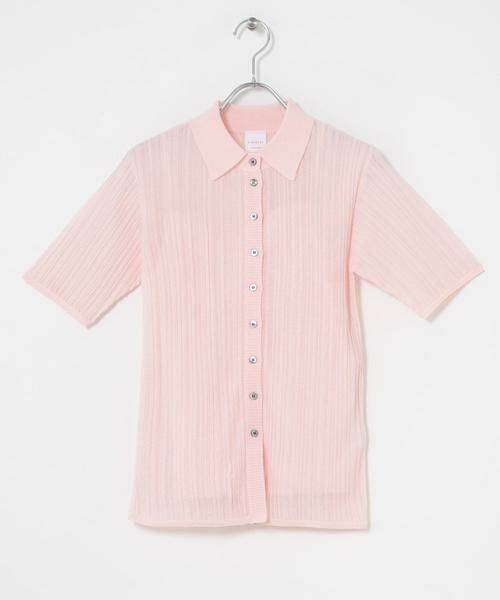 URBAN RESEARCH ROSSO / アーバンリサーチ ロッソ カーディガン・ボレロ | ELENDEEK　SHEER PLEATS KNIT TOP | 詳細7