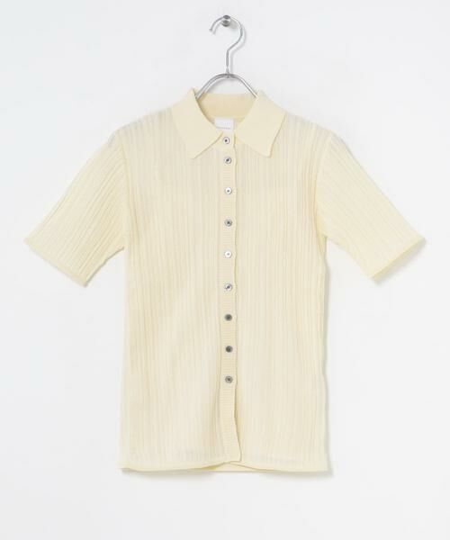 URBAN RESEARCH ROSSO / アーバンリサーチ ロッソ カーディガン・ボレロ | ELENDEEK　SHEER PLEATS KNIT TOP | 詳細18