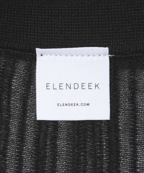 URBAN RESEARCH ROSSO / アーバンリサーチ ロッソ カーディガン・ボレロ | ELENDEEK　SHEER PLEATS KNIT TOP | 詳細12