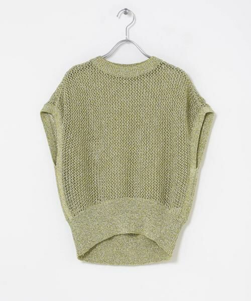 URBAN RESEARCH ROSSO / アーバンリサーチ ロッソ ベスト | ELENDEEK　MELANGE MESH KNIT（グリーン系その他）