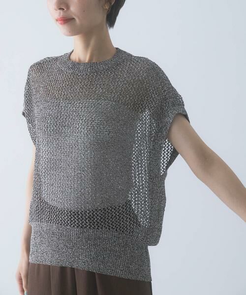 URBAN RESEARCH ROSSO / アーバンリサーチ ロッソ ベスト | ELENDEEK　MELANGE MESH KNIT | 詳細10