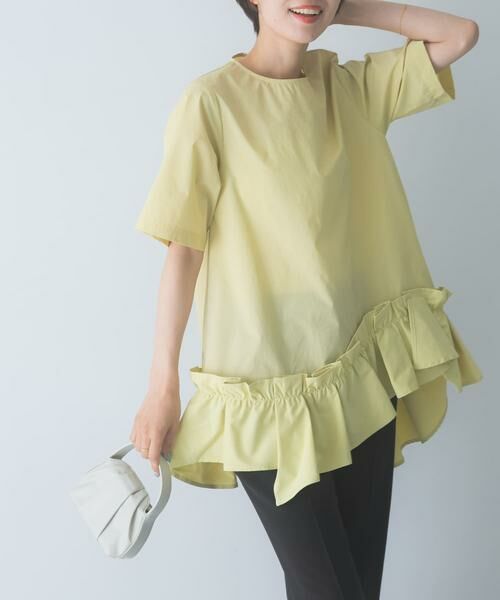 URBAN RESEARCH ROSSO / アーバンリサーチ ロッソ シャツ・ブラウス | ELENDEEK　FRILL HEM BLOUSE | 詳細1