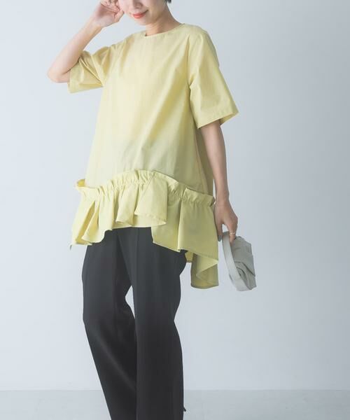 URBAN RESEARCH ROSSO / アーバンリサーチ ロッソ シャツ・ブラウス | ELENDEEK　FRILL HEM BLOUSE | 詳細3