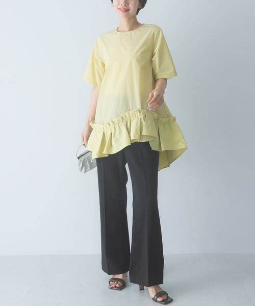 URBAN RESEARCH ROSSO / アーバンリサーチ ロッソ シャツ・ブラウス | ELENDEEK　FRILL HEM BLOUSE | 詳細4