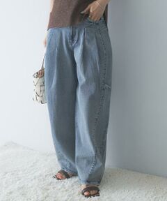URBAN RESEARCH ROSSO / アーバンリサーチ ロッソ その他パンツ | ELENDEEK　PANEL TUK DENIM WIDE PANTS