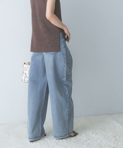 URBAN RESEARCH ROSSO / アーバンリサーチ ロッソ その他パンツ | ELENDEEK　PANEL TUK DENIM WIDE PANTS | 詳細2