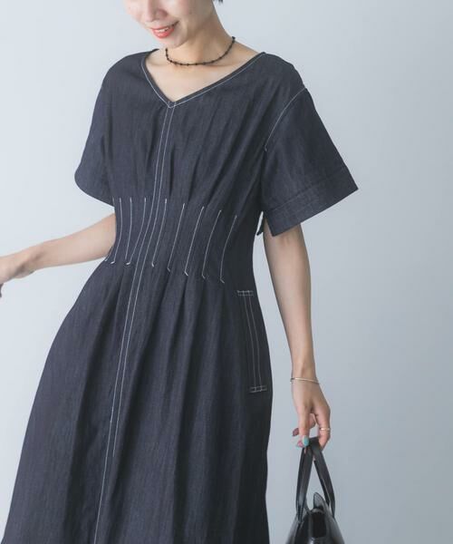 URBAN RESEARCH ROSSO / アーバンリサーチ ロッソ ワンピース | ELENDEEK　WAIST TUCKED ONE-PIECE | 詳細1