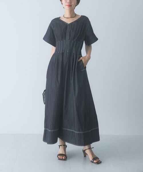 URBAN RESEARCH ROSSO / アーバンリサーチ ロッソ ワンピース | ELENDEEK　WAIST TUCKED ONE-PIECE | 詳細2