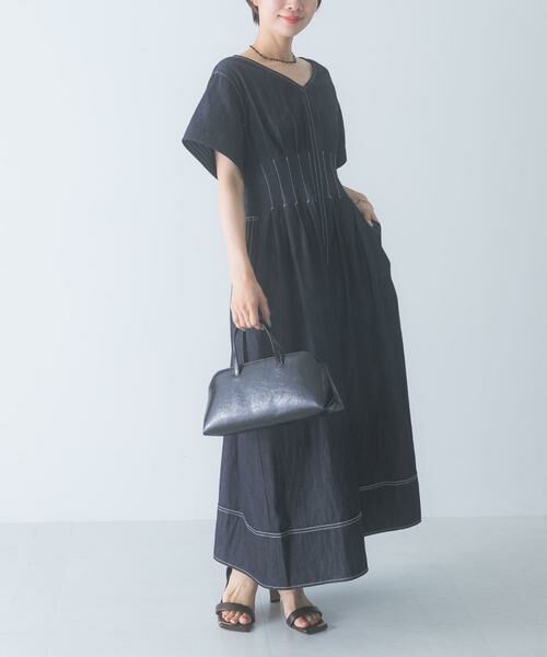 URBAN RESEARCH ROSSO / アーバンリサーチ ロッソ ワンピース | ELENDEEK　WAIST TUCKED ONE-PIECE | 詳細3