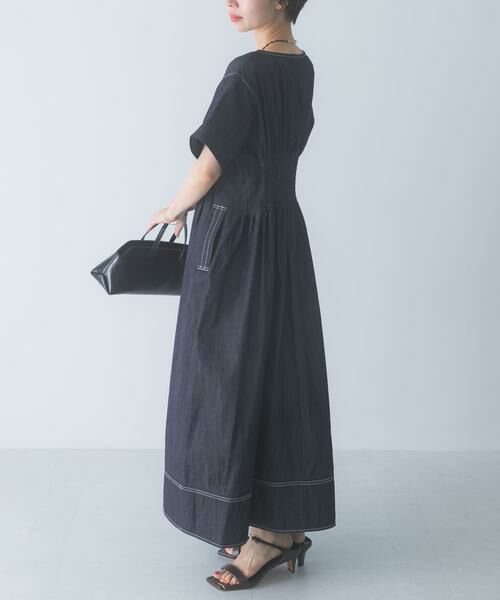 URBAN RESEARCH ROSSO / アーバンリサーチ ロッソ ワンピース | ELENDEEK　WAIST TUCKED ONE-PIECE | 詳細4