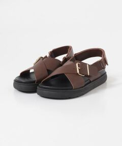 URBAN RESEARCH ROSSO / アーバンリサーチ ロッソ サンダル | PLAKTON　クロスフラットサンダル