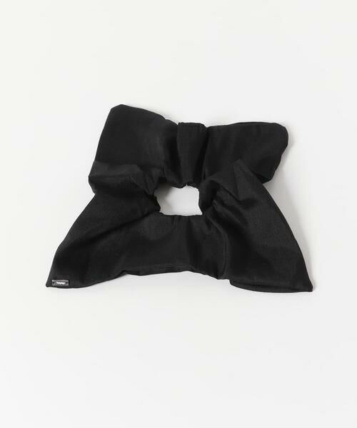 URBAN RESEARCH ROSSO / アーバンリサーチ ロッソ ヘアゴム・シュシュ | heyep　SILK SQUARE MEDIUM SCRUNCHIE（ブラック）