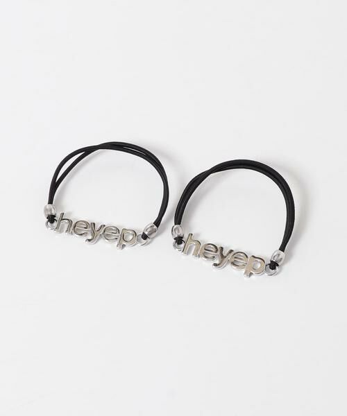 URBAN RESEARCH ROSSO / アーバンリサーチ ロッソ ヘアゴム・シュシュ | heyep　LOGO HAIR TIES 2-PIECE | 詳細4