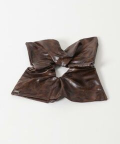 URBAN RESEARCH ROSSO / アーバンリサーチ ロッソ ヘアゴム・シュシュ | heyep　FAUX LEATHER SCRUNCHIE