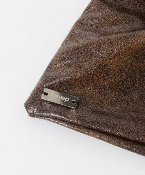 URBAN RESEARCH ROSSO / アーバンリサーチ ロッソ ヘアゴム・シュシュ | heyep　FAUX LEATHER SCRUNCHIE | 詳細3