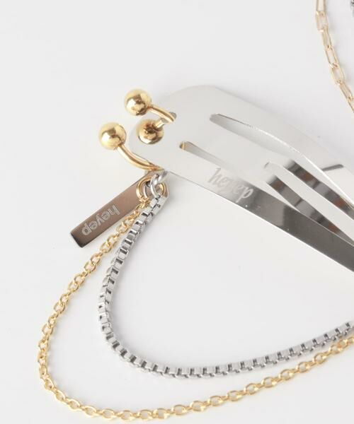 URBAN RESEARCH ROSSO / アーバンリサーチ ロッソ カチューシャ・カチューム・その他 | heyep　PIERCED CHAIN HAIR CLIP 2-PIECE | 詳細3
