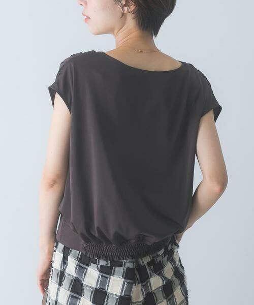 URBAN RESEARCH ROSSO / アーバンリサーチ ロッソ Tシャツ | トリアセ混ドレープネックカットソー | 詳細3