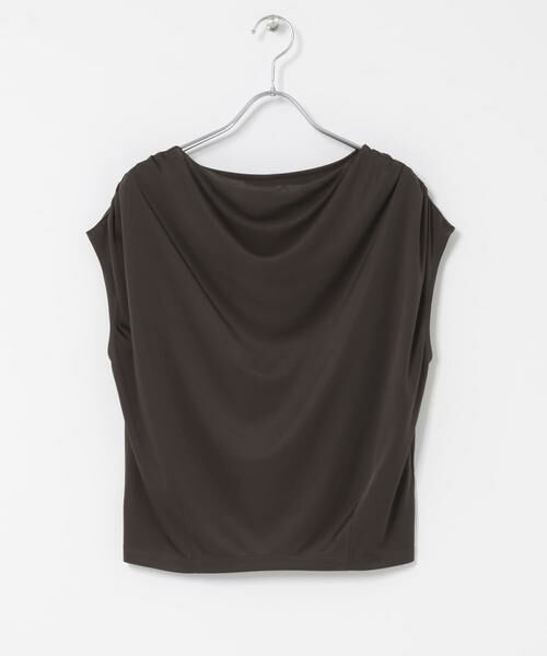 URBAN RESEARCH ROSSO / アーバンリサーチ ロッソ Tシャツ | トリアセ混ドレープネックカットソー | 詳細5