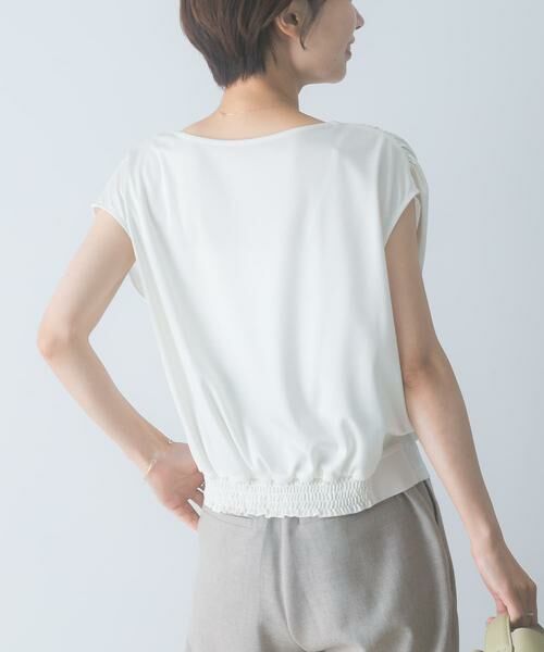 URBAN RESEARCH ROSSO / アーバンリサーチ ロッソ Tシャツ | トリアセ混ドレープネックカットソー | 詳細14