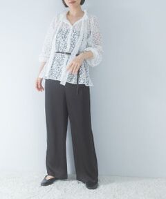 URBAN RESEARCH ROSSO / アーバンリサーチ ロッソ その他パンツ | サテンイージーストレートパンツ