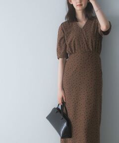 URBAN RESEARCH ROSSO / アーバンリサーチ ロッソ ワンピース | 『WEB限定』Vネックストレートフラワープリントワンピース