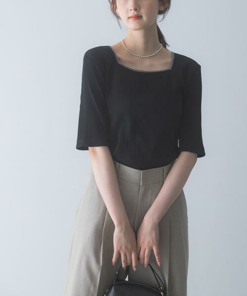 URBAN RESEARCH ROSSO / アーバンリサーチ ロッソ Tシャツ | 汗染み防止スクエアネックプルオーバー | 詳細14