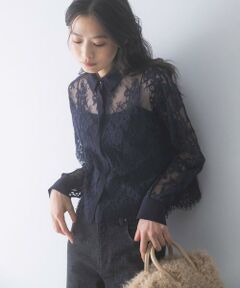 URBAN RESEARCH ROSSO / アーバンリサーチ ロッソ シャツ・ブラウス | レースクレリックシャツ