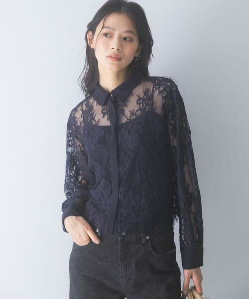 URBAN RESEARCH ROSSO / アーバンリサーチ ロッソ シャツ・ブラウス | レースクレリックシャツ | 詳細3