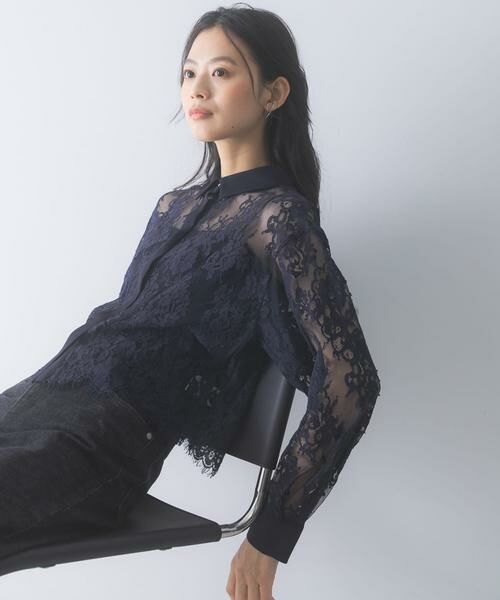 URBAN RESEARCH ROSSO / アーバンリサーチ ロッソ シャツ・ブラウス | レースクレリックシャツ | 詳細6