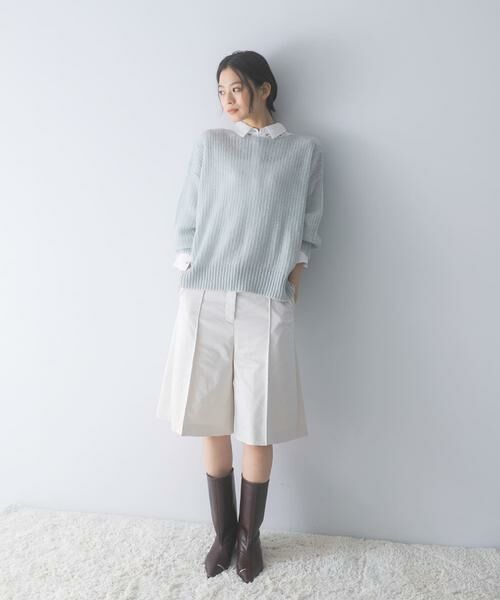 URBAN RESEARCH ROSSO / アーバンリサーチ ロッソ ショート・ハーフ・半端丈パンツ | ハードサテンハーフパンツ | 詳細3
