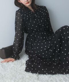 URBAN RESEARCH ROSSO / アーバンリサーチ ロッソ ワンピース | 『WEB限定』フラワー刺繍ピンタックフリルワンピース