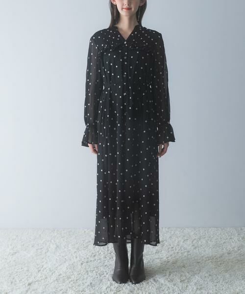 URBAN RESEARCH ROSSO / アーバンリサーチ ロッソ ワンピース | 『WEB限定』フラワー刺繍ピンタックフリルワンピース | 詳細5