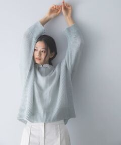 URBAN RESEARCH ROSSO / アーバンリサーチ ロッソ ニット・セーター | モヘア混スパンコールシアーニット