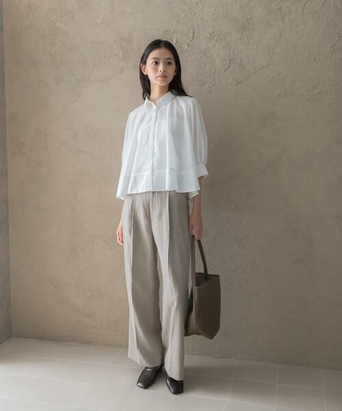 URBAN RESEARCH ROSSO / アーバンリサーチ ロッソ その他パンツ | 防シワハイウエストワイドスラックス | 詳細3