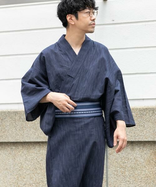 URBAN RESEARCH ROSSO / アーバンリサーチ ロッソ 着物・浴衣・小物類 | 紳士浴衣 綿麻先染め | 詳細8