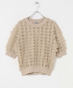 URBAN RESEARCH ROSSO / アーバンリサーチ ロッソ ニット・セーター | Torrazzo Donna　SHEER SHAGGY TOP