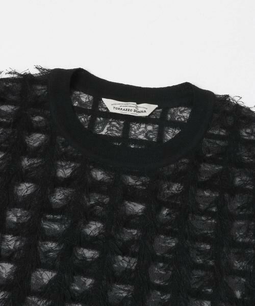 URBAN RESEARCH ROSSO / アーバンリサーチ ロッソ ニット・セーター | Torrazzo Donna　SHEER SHAGGY TOP | 詳細4