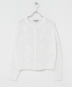 URBAN RESEARCH ROSSO / アーバンリサーチ ロッソ カーディガン・ボレロ | Torrazzo Donna　CORD LACE SHEER CARDIGAN