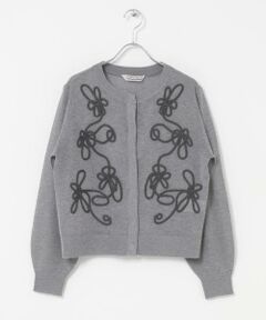 URBAN RESEARCH ROSSO / アーバンリサーチ ロッソ カーディガン・ボレロ | Torrazzo Donna　CORD LACE SHEER CARDIGAN