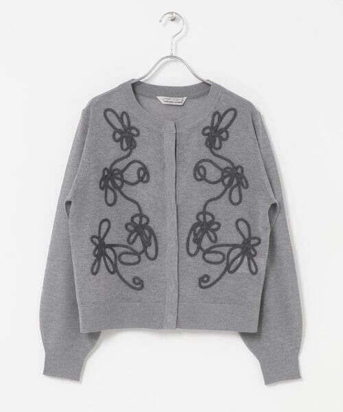 URBAN RESEARCH ROSSO / アーバンリサーチ ロッソ カーディガン・ボレロ | Torrazzo Donna　CORD LACE SHEER CARDIGAN | 詳細9