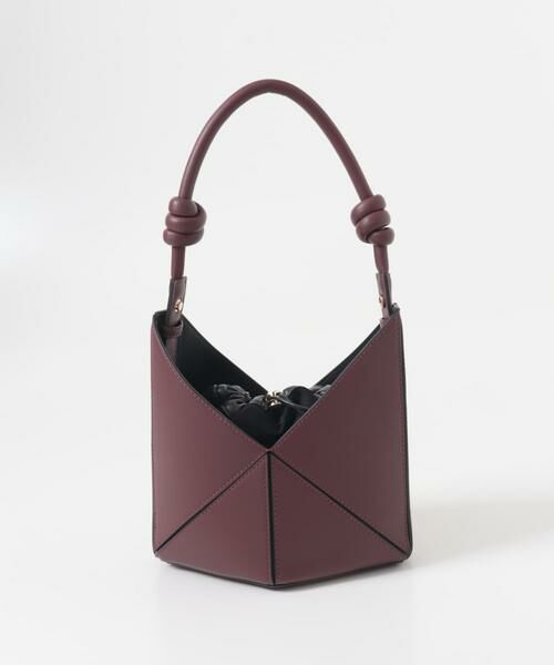 URBAN RESEARCH ROSSO / アーバンリサーチ ロッソ ショルダーバッグ | ELENDEEK　TRIANGLE 2WAY BAG（ボルドー）