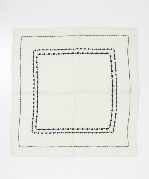 URBAN RESEARCH ROSSO / アーバンリサーチ ロッソ バンダナ・スカーフ | JAMIRAY　HEART EMB SCARF S（ベージュ）