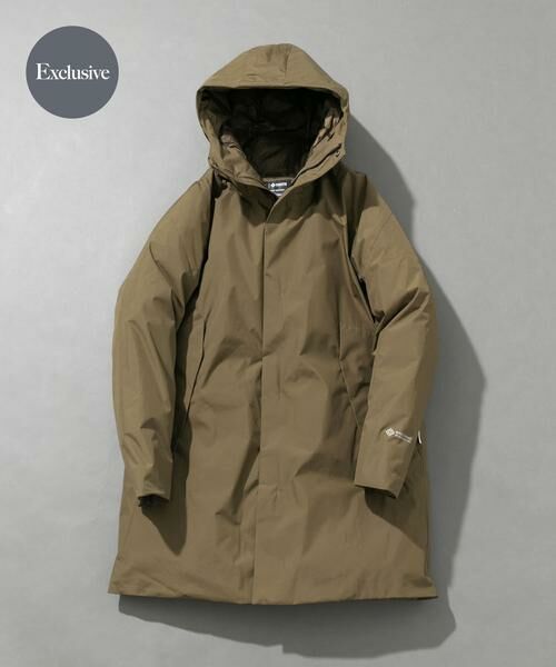 URBAN RESEARCH ROSSO / アーバンリサーチ ロッソ ダウンジャケット・ベスト | 『別注』+phenix　WINDSTOPPER by GORE-TEX LABS ダウンコート（ブラウン）