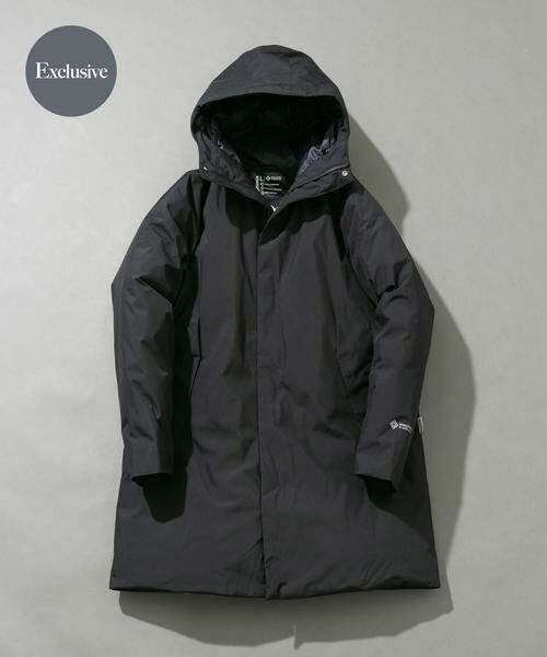 URBAN RESEARCH ROSSO / アーバンリサーチ ロッソ ダウンジャケット・ベスト | 『別注』+phenix　WINDSTOPPER by GORE-TEX LABS ダウンコート（ブラック）