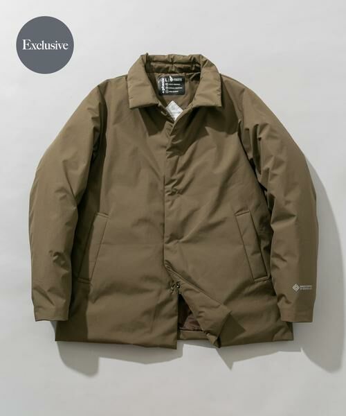 URBAN RESEARCH ROSSO / アーバンリサーチ ロッソ ダウンジャケット・ベスト | 『別注』+phenix　WINDSTOPPER by GORE-TEX LABS スタンドダウンジャケット（ブラウン）