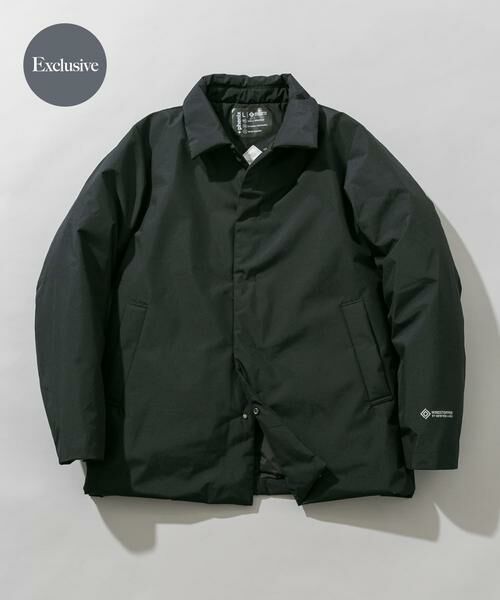 URBAN RESEARCH ROSSO / アーバンリサーチ ロッソ ダウンジャケット・ベスト | 『別注』+phenix　WINDSTOPPER by GORE-TEX LABS スタンドダウンジャケット（ブラック）