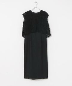 URBAN RESEARCH ROSSO / アーバンリサーチ ロッソ ドレス | kaene　フラッフィーフラワーコンビドレス