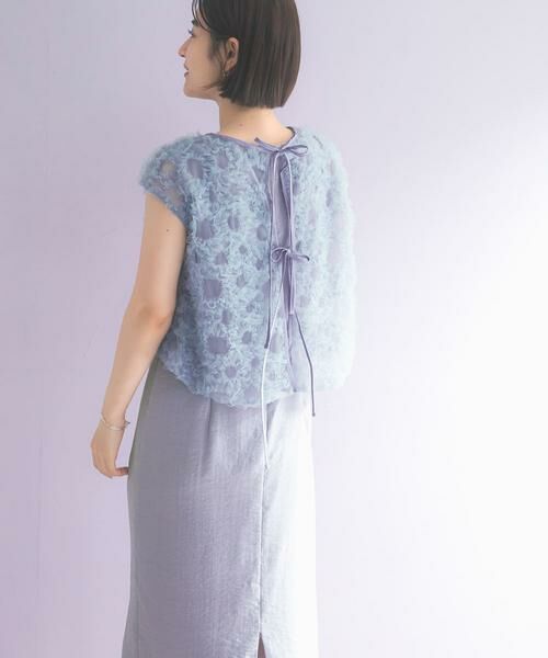URBAN RESEARCH ROSSO / アーバンリサーチ ロッソ ドレス | kaene　フラッフィーフラワーコンビドレス | 詳細3
